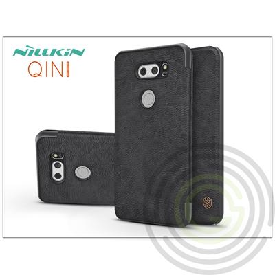 LG V30 H930 oldalra nyíló flipes tok – Nillkin Qin – fekete
