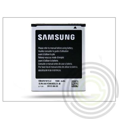 Samsung i8160 Galaxy Ace 2/S7562 Galaxy S Duos gyári akkumulátor – Li-Ion 1500 mAh – EB425161LU/EB-B130AE (csomagolás nélküli)