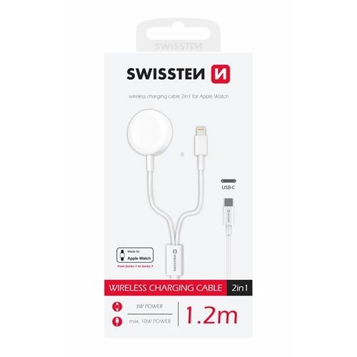 SWISSTE 2in1 Apple Watch és iPhone USB-C 1,2m