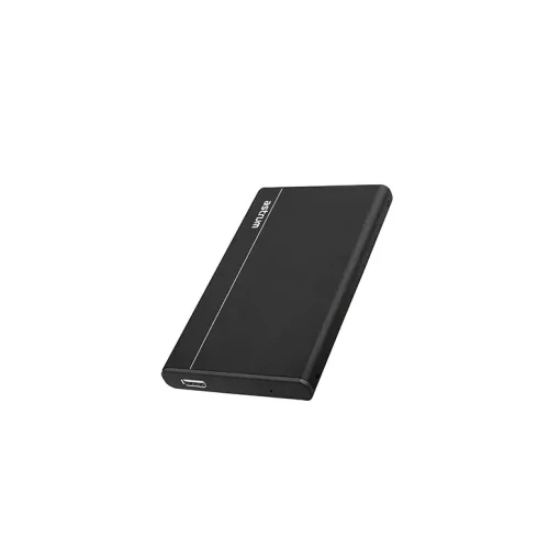 Astrum EN280 fekete 2.5" slim alumínium merevlemez (HDD/SSD) ház USB2.0 SATA-II/ SATA-III