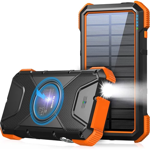 4SMARTS Titanpack Ultimag Powerbank PD 20W, QC 18W, 20000mAh, vezeték nélküli töltés 15W napelemes