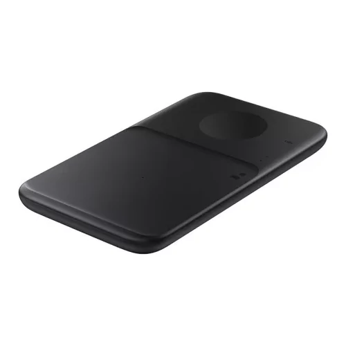 SAMSUNG vezeték nélküli dupla fekete töltőpad 9W (EP-P4300BBEGEU)