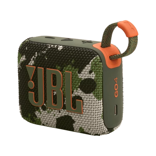 JBL GO4 Bluetooth hangszóró, terepmintás (sötétzöld)