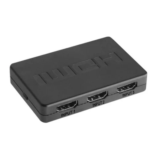 Astrum HW020 HDMI elosztó 3x input 1x output port, ultra HD 1080, 3D, 4K támogatás