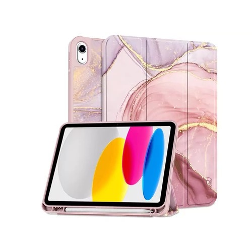 Apple iPad 10.9 (2022) tablet tok (Smart Case) on/off funkcióval, Apple Pencil tartóval - Tech-Prote