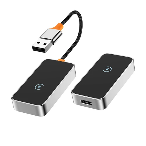 Vezeték nélküli carplay adapter,  IOS / ANDROID Auto Fekete