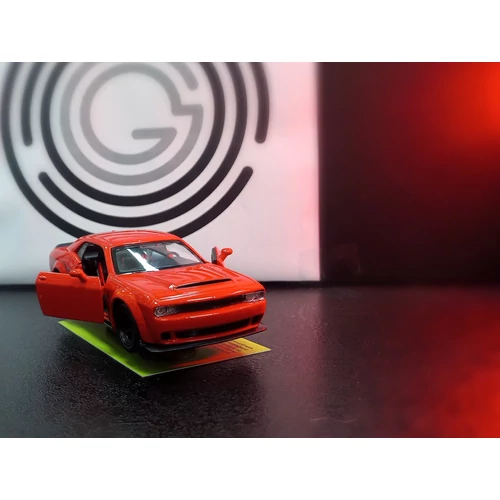 Rmz City fém autó 1:32 - DODGE CHALLENGER SRT DEMON PIROS