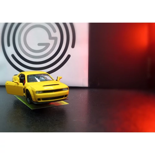 Rmz City fém autó 1:32 - DODGE CHALLENGER SRT DEMON SÁRGA