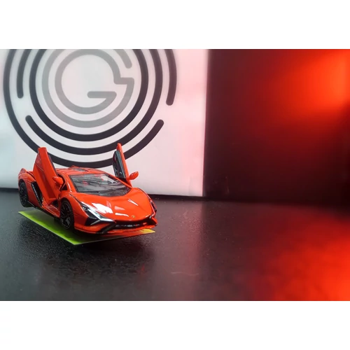 Rmz City fém autó 1:32 - LAMBORGHINI SIAN FKP 37 PIROS