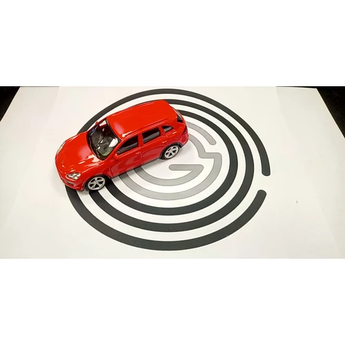 Rmz City fém autó 1:43 PORSCHE CAYENNE TURBO PIROS