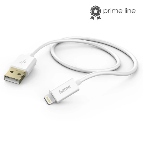 FIC E3 ADATKÁBEL LIGHTNING, 1,5M, FEHÉR