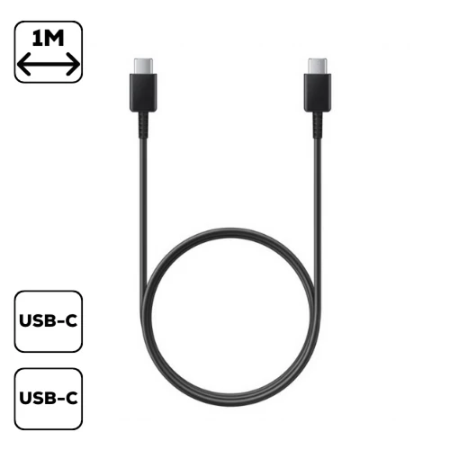 SAMSUNG C-TO-C KÁBEL, FEKETE