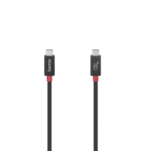 FIC USB KÁBEL USB 4.0 (GEN. 3) TYPE-C - TYPE-C, 40Gbit/s, 5A, 1M EOL
