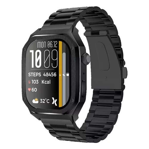 Maxcom FW65 Iron S fekete okosóra vérnyomásmérővel