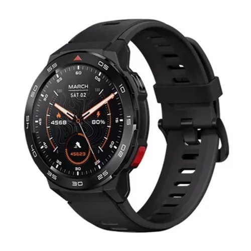 MIBRO WATCH GS PRO okosóra (szilikon szíj, aktivitásmérő, pulzusmérő, telefonhívás, 5 ATM, vízálló,