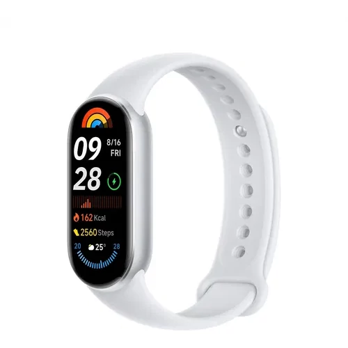 Xiaomi Smart Band 9 aktivitásmérő / okoskarkötő / okosóra ezüst