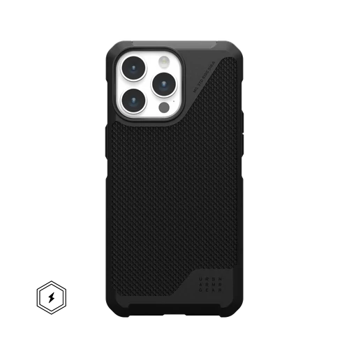 UAG Metropolis LT MagSafe Apple iPhone 15 Pro Max hátlap tok, kevlár fekete