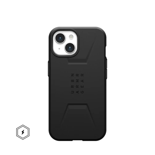 UAG CIVILIAN Apple iPhone 15 (magsafe, fekete)