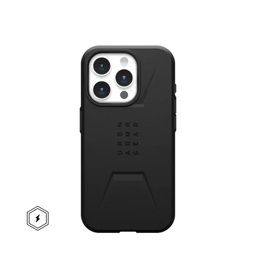 UAG Civilian MagSafe Apple iPhone 15 Pro hátlap tok, fekete
