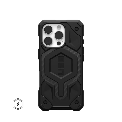 UAG MONARCH PRO Apple iPhone 16 Pro (magsafe, carbon fiber fekete)