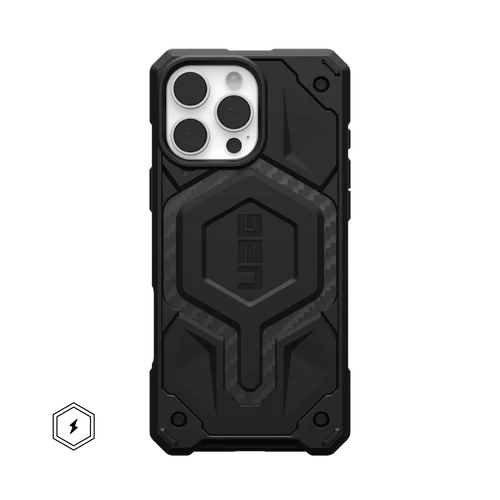 UAG MONARCH PRO Apple iPhone 16 Pro Max (magsafe, carbon fiber fekete)