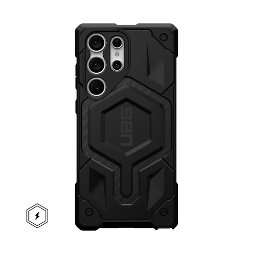 UAG MONARCH PRO Samsung Galaxy S23 Ultra (magsafe, carbon fiber, fekete)