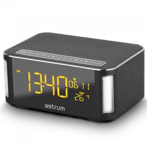Astrum ST250 multifunkciós bluetooth v3.0 hangszóró ébresztőórával, FM rádióval, micro SD olvasóval,