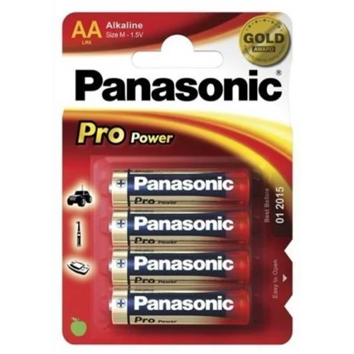 PANASONIC PRO POWER szupertartós elem (AA, LR6PPG, 1.5V, alkáli) (4db/cs)