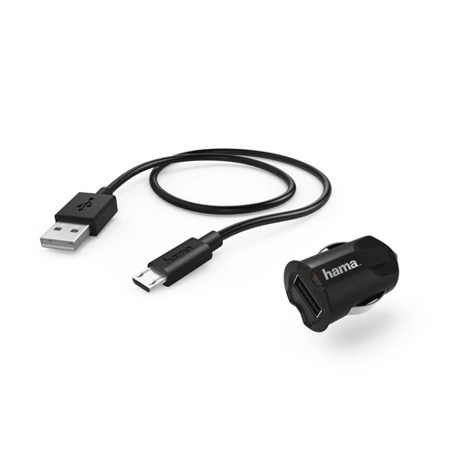 AUTÓS TÖLTŐ USB "PICCO", 2,4A (doboz nélküli, OEM)