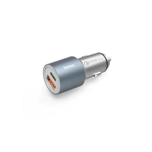 AUTÓS TÖLTŐ USB DUPLA, 3A, QUALCOMM QC 3.0 (19,5W)
