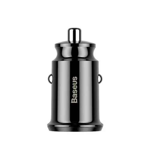 Baseus Grain autós töltő 2xUSB 5V 3.1A, fekete