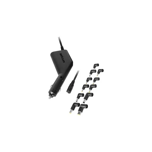 Astrum CU200 univerzális autós 12/24V laptop töltő 65W, 11 féle töltőfejjel, 15V/5A, 16V/4.4A, 18V/3
