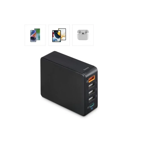 FIC E3 HÁLÓZATI TÖLTŐ 51W 5 PORT (1xQC3.0, 3xUSB-A, 1xUSB-C PD)