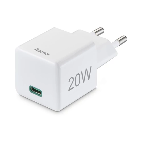 Hama FIC E3 UNIV. HÁLÓZATI USB TYPE-C TÖLTŐ MINI "PD,QC", FEH. 20W
