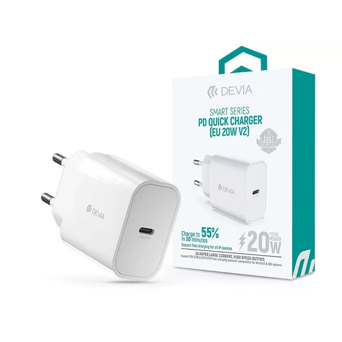 Devia hálózati töltő adapter USB-C 20W (V2)