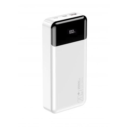 Cellect 20W 20000mAh FEHÉR Külső akkumulátor / Power bank