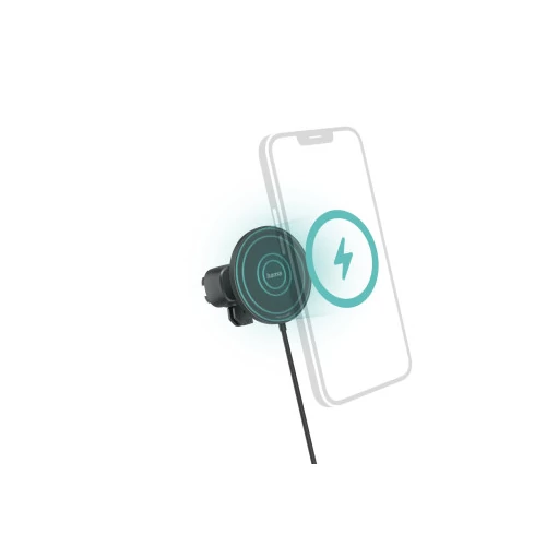VEZETÉK NÉLKÜLI AUTÓS IPHONE TÖLTŐ "MAGCHARGE" 15W