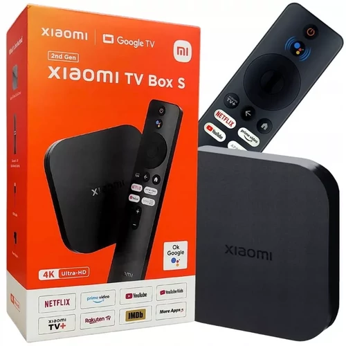 Xiaomi TV Box S 2nd Gen 4K TV okosító