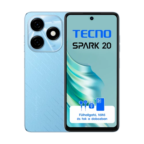 Tecno Spark 20 8/256 Magic Skin Blue (Android 13) mobiltelefon / okostelefon