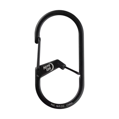 Nite Ize G -Series® dupla kamrás karabiner #3 - Fekete