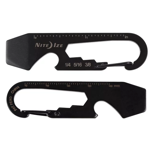Nite Ize KMT-01-R3 DOOHICKEY KARABINER "MULTISZERSZÁM", FEKETE