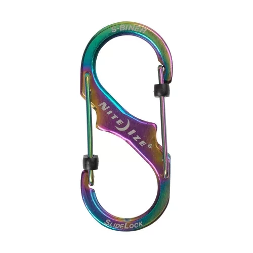 Nite Ize S -Biner® Slidelock® acél #2 - Spectrum
