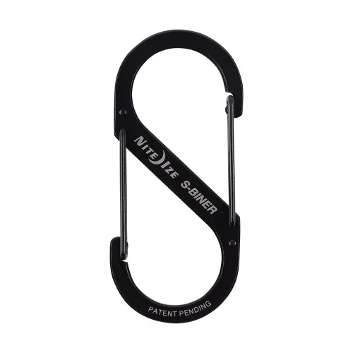 Nite Ize S karabiner ( max 33kg), fekete (SB4-03-01)