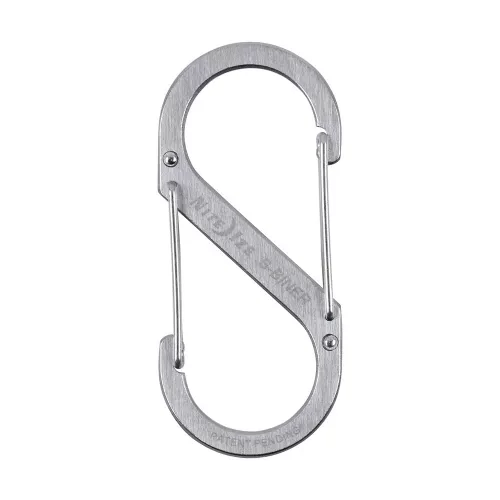 Nite Ize S karabiner #4 ( max 33kg), fémszínű (SB4-03-11_NI407)