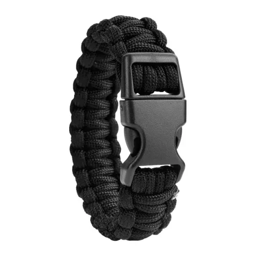 M-Tramp paracord karkötő - fekete 20cm