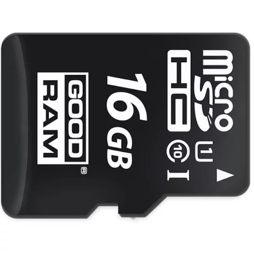 Goodram microSDHC 16GB Class 10 memóriakártya SD adapterrel Artisjus matricával - M1AA-0160R12