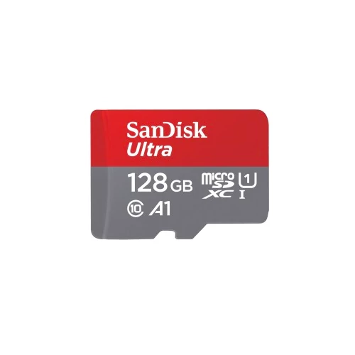SANDISK MICROSD ULTRA ANDROID KÁRTYA 128GB, 140MB/s, A1, Class 10, UHS-I
