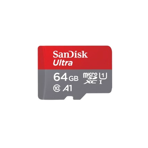 SANDISK MICROSD ULTRAKÁRTYA 64GB, 140MB/s, A1, Class 10, UHS-I