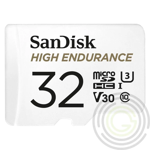 SANDISK MICRO SDHC KÁRTYA HIGH ENDURANCE 32GB,100 MB/S,C10,U3,V30