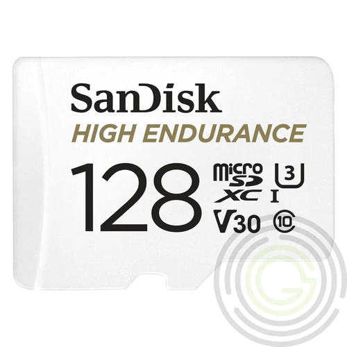 SANDISK MICRO SDXC KÁRTYA HIGH ENDURANCE 128GB,100 MB/S,C10,U3,V30